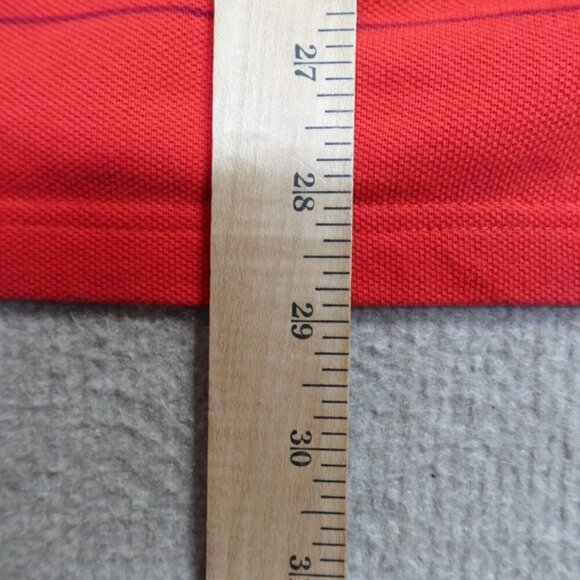 Nike Mens Polo Shirt XL Red US Soccer Team Striped Embroidered - Picture 7 of 8